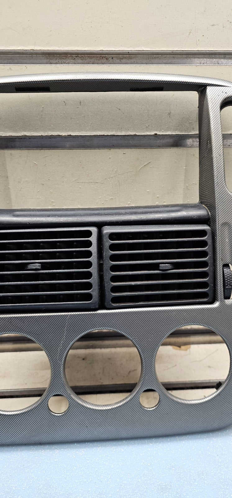 🔥02-05 FORD EXPLORER RADIO AUDIO CLIMATE TEMPERATURE CONTROL BEZEL SILVER