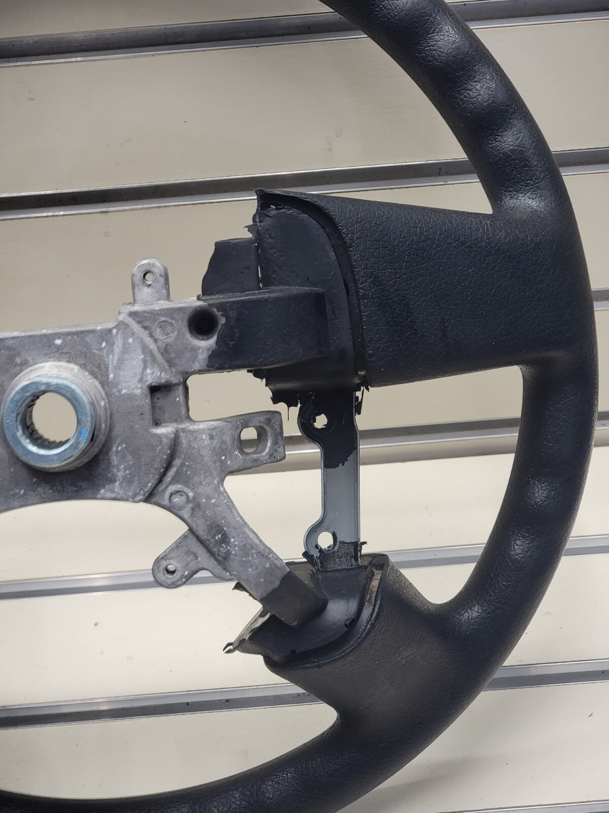 🔥2004-2008 Ford F-150 F150 Tan Leather Wrapped Steering Wheel OEM Black