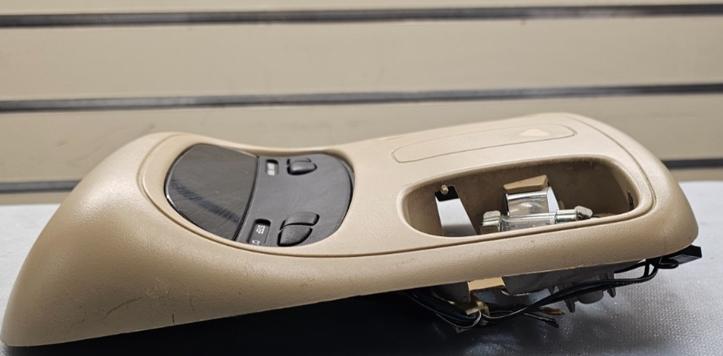 🔥02-05 Dodge RAM Overhead Console DOME Light Roof Storage Compartment Tan