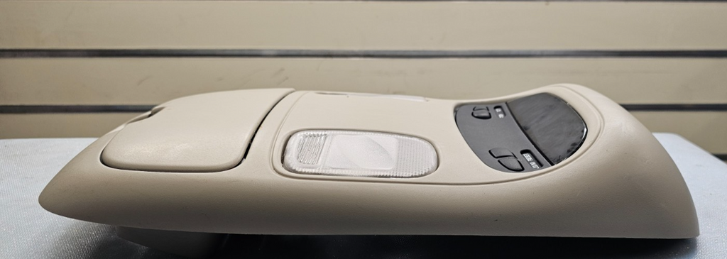 🔥02-05 RAM Overhead Console DOME Light Lamp Roof Storage Compartment TAN 05