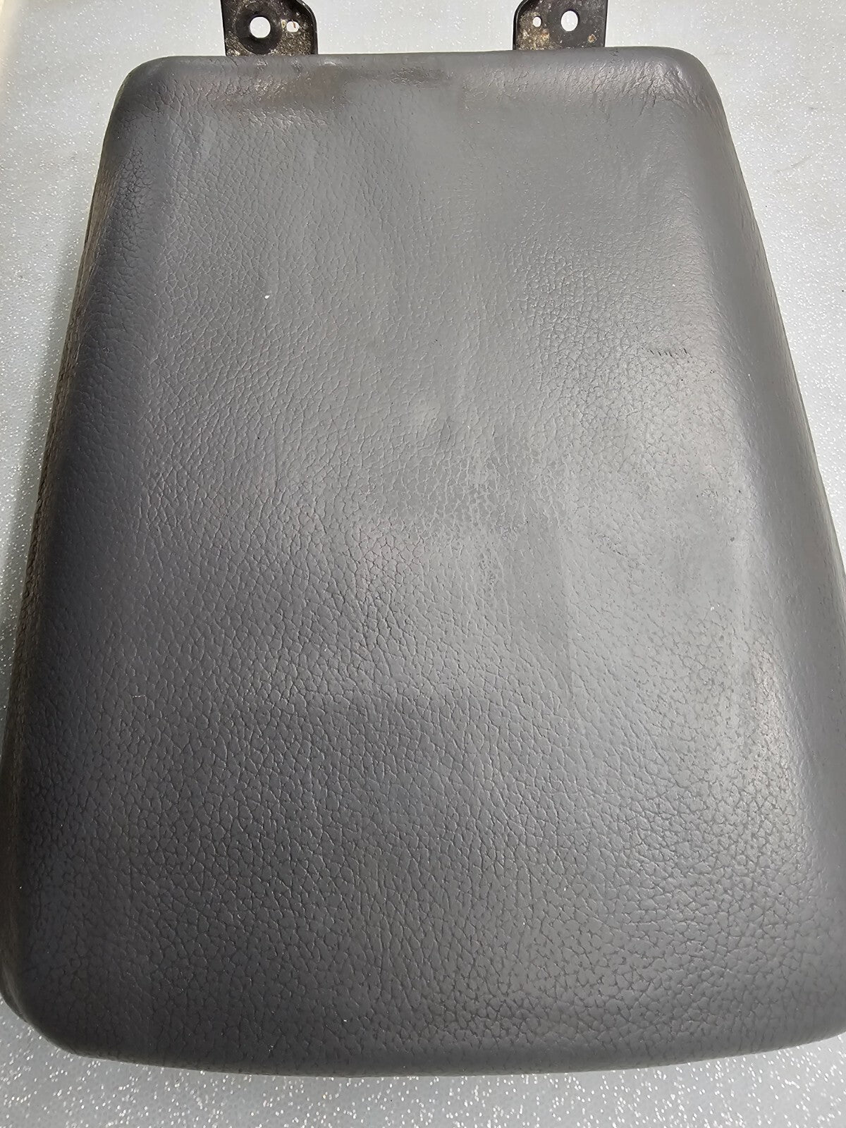 🔥03-08 Honda Pilot Front Center Console Lid Arm Rest Cover Leather Gray OEM