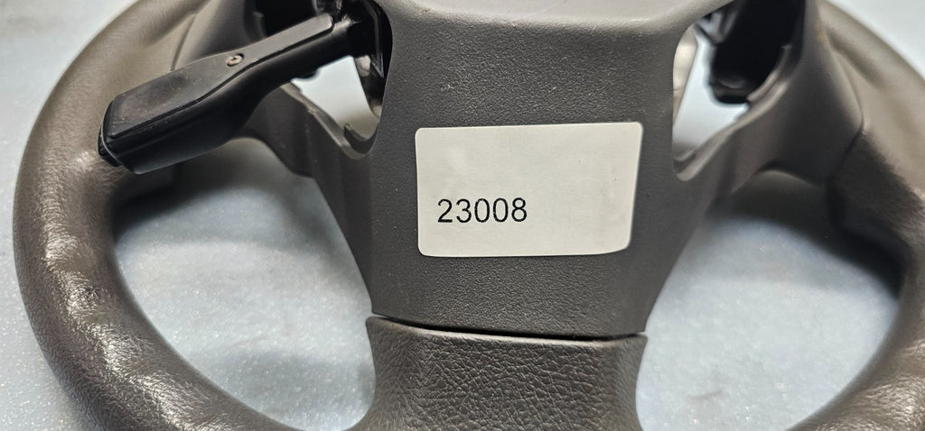 🔥06-12 TOYOTA RAV4 LEFT DRIVER STEERING COLUMN WHEEL COVER LEATHER GRAY OEM