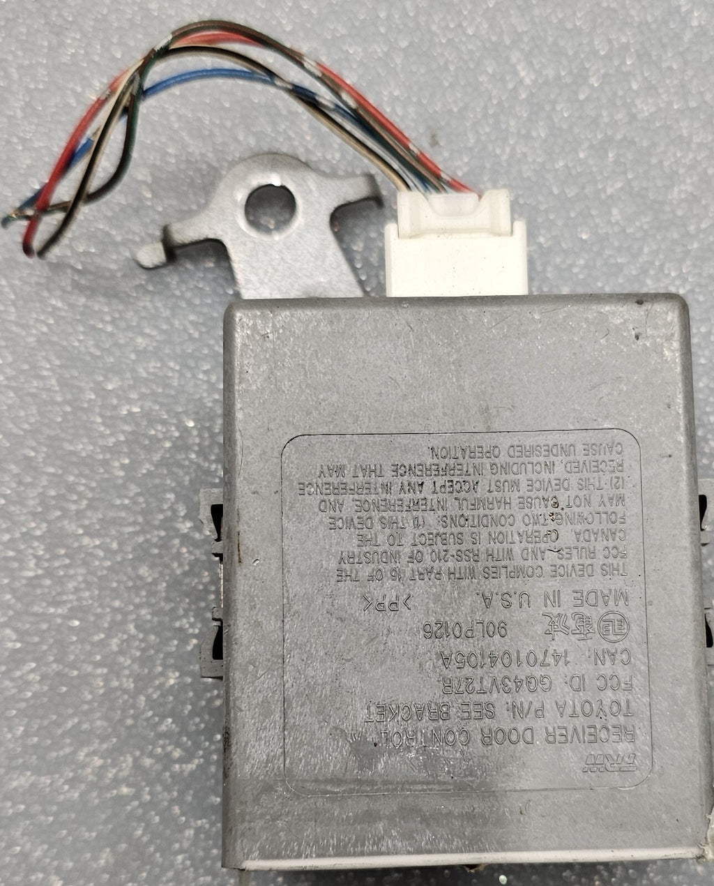 02-06 Toyota Camry Keyless Rear Entry Door Receiver Module Control Unit DCR OEM