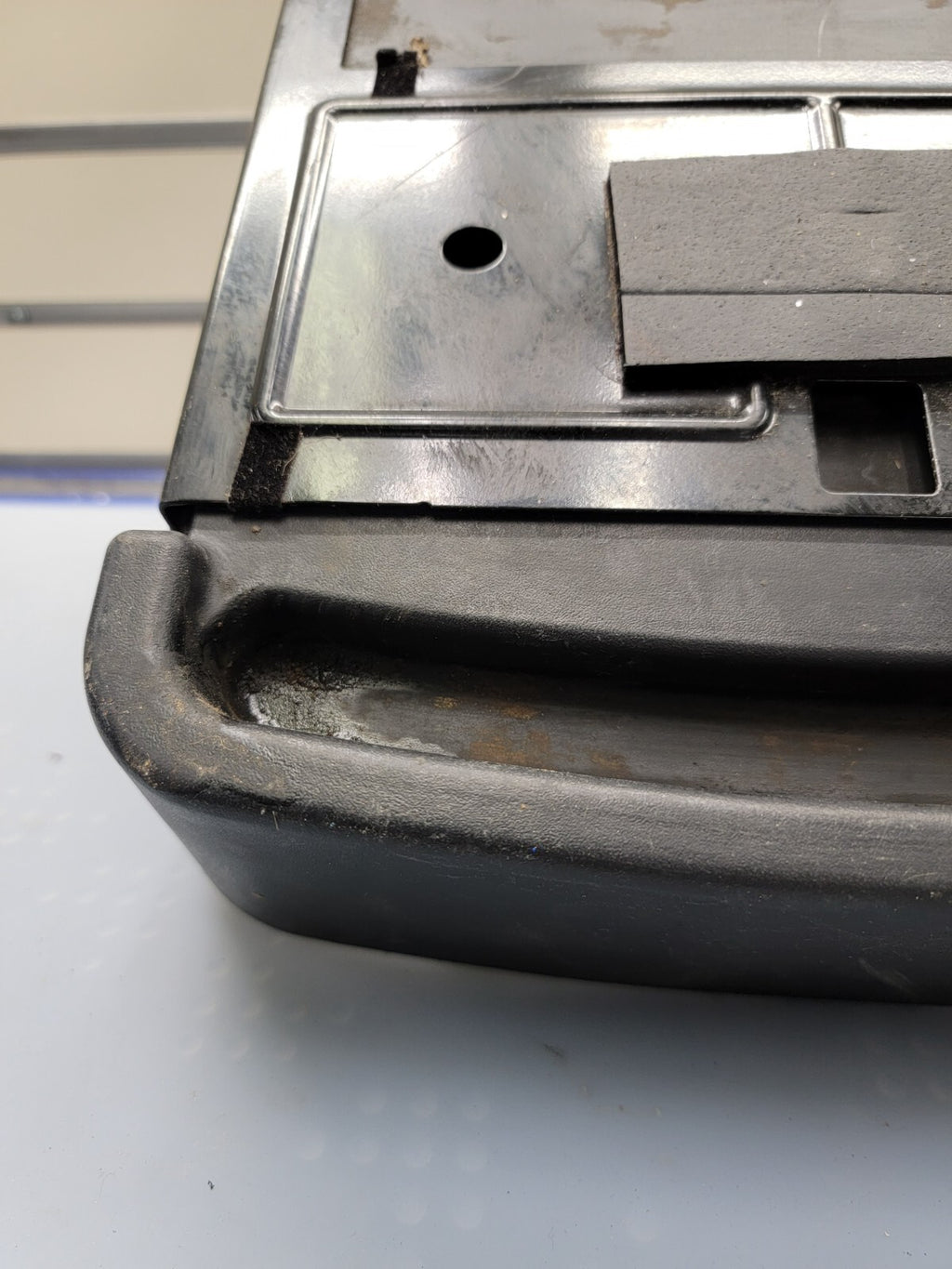 09-14 Ford F-150 under Center Console Jump Seat Armrest Slide Cup Holder OEM
