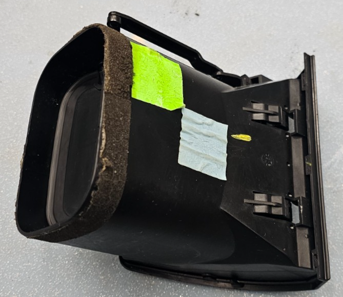🔥01-06 BMW E46 325 330 M3 RIGHT PASSENGER DASH HVAC A/C AIR VENT HEATER BLACK