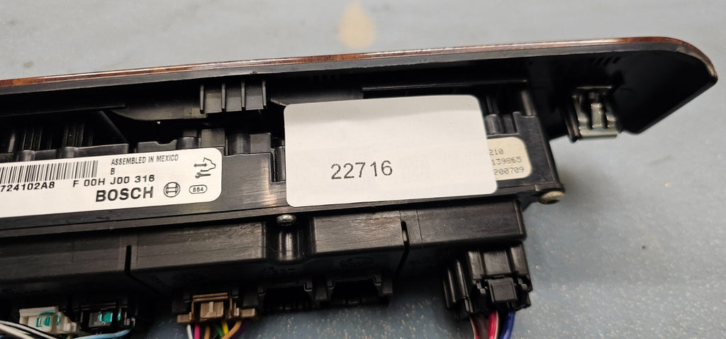 🔥07-14 Tahoe Yukon Suburban Left Driver Door Window Master Power Switch Wood