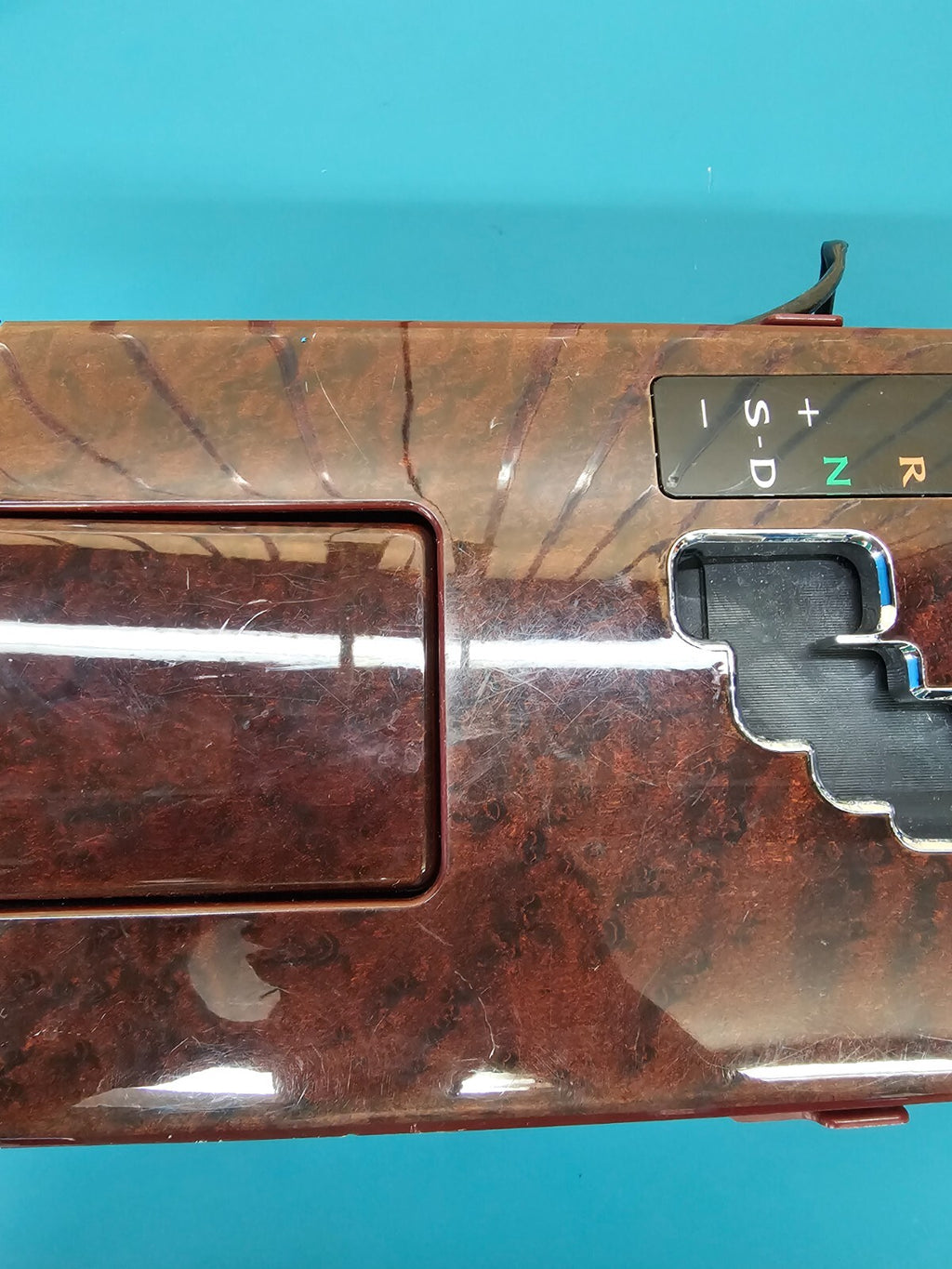 🔥06-13 LEXUS IS250 IS350 CENTER CONSOLE GEAR SHIFTER BEZEL TRIM CUP HOLDER WOOD