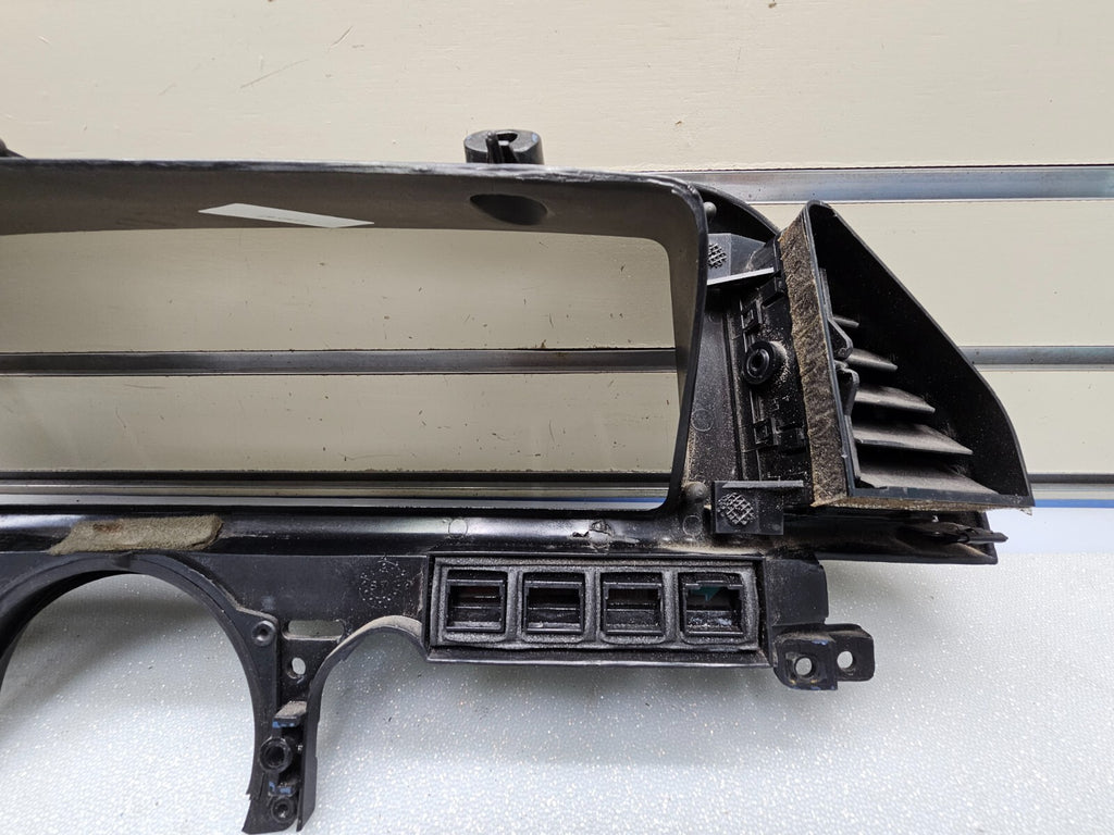 1987-1991 Ford F-150 F250 BRONCO Dash CLUSTER Bezel Speedo Gauge Trim Black C11