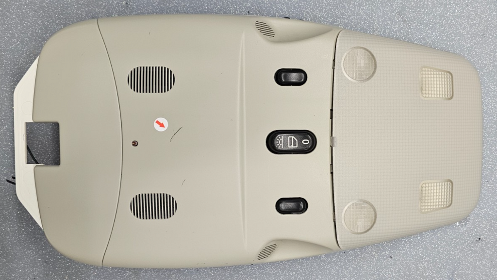 🔥03-11 Saab 9-3 Sedan Overhead Console Dome Map Light Lamp Storage Sunroof Tan