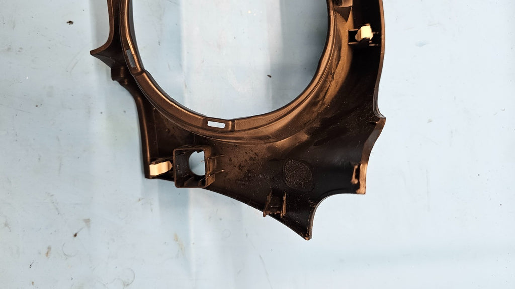 08-15 LANCER EVO DASH INSTRUMENT CLUSTER SPEEDOMETER TRIM BEZEL COVER BLACK