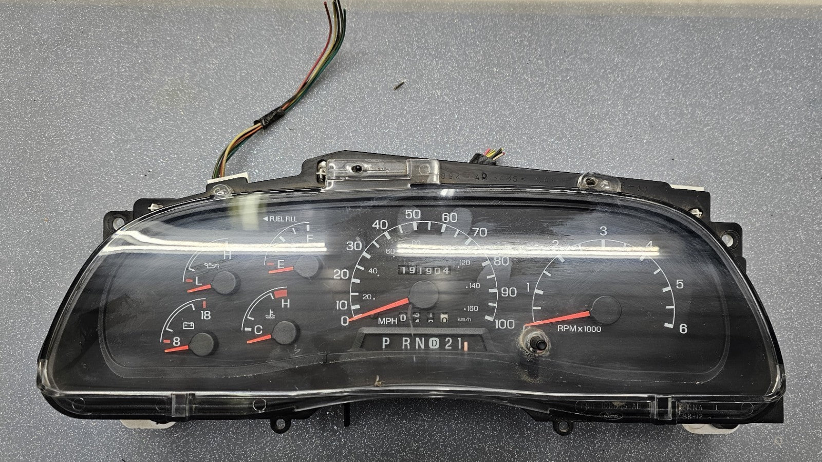 🔥99-01 Ford F250 F350 Super Duty Excursion Dash Instrument Cluster Speedometer
