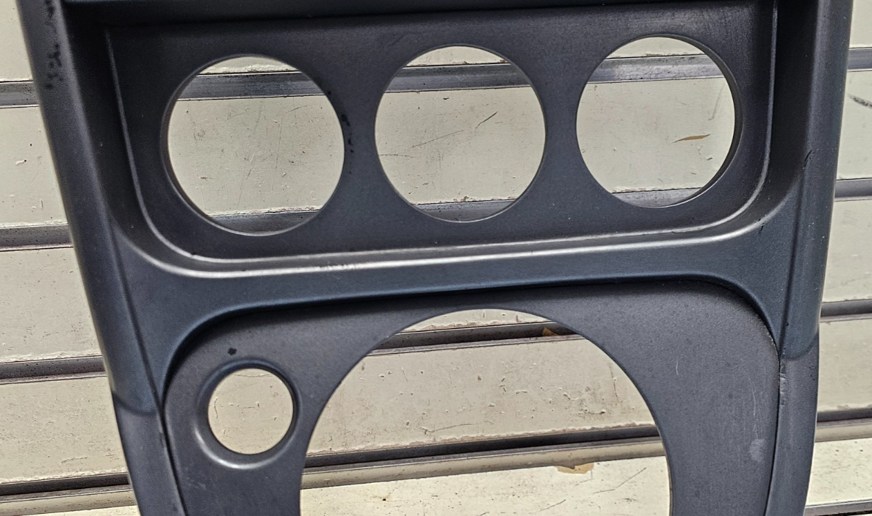 🔥03-06 Element Front Center Dash FM Radio Bezel Trim Panel Climate Silver/Black