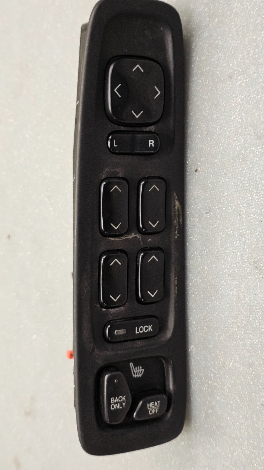 98-04 Deville Seville Left Driver Master Window Door Power Switch Assembly Black