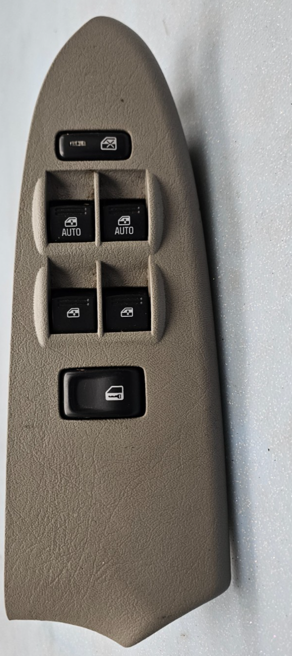 🔥06-09 TRAILBLAZER Front LEFT Master Driver Window Door Switch Assembly Tan