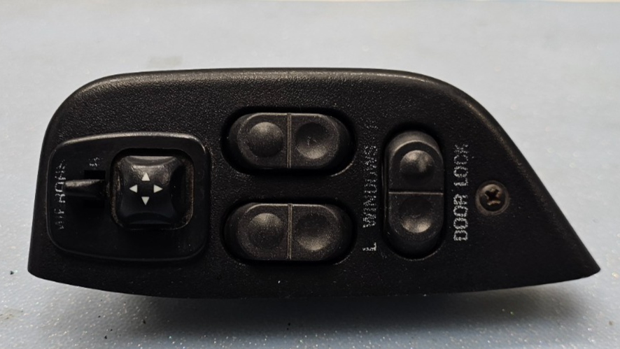 🔥92-96 Ford F150 Driver Door Power Lock Window Master Switch BLACK OEM