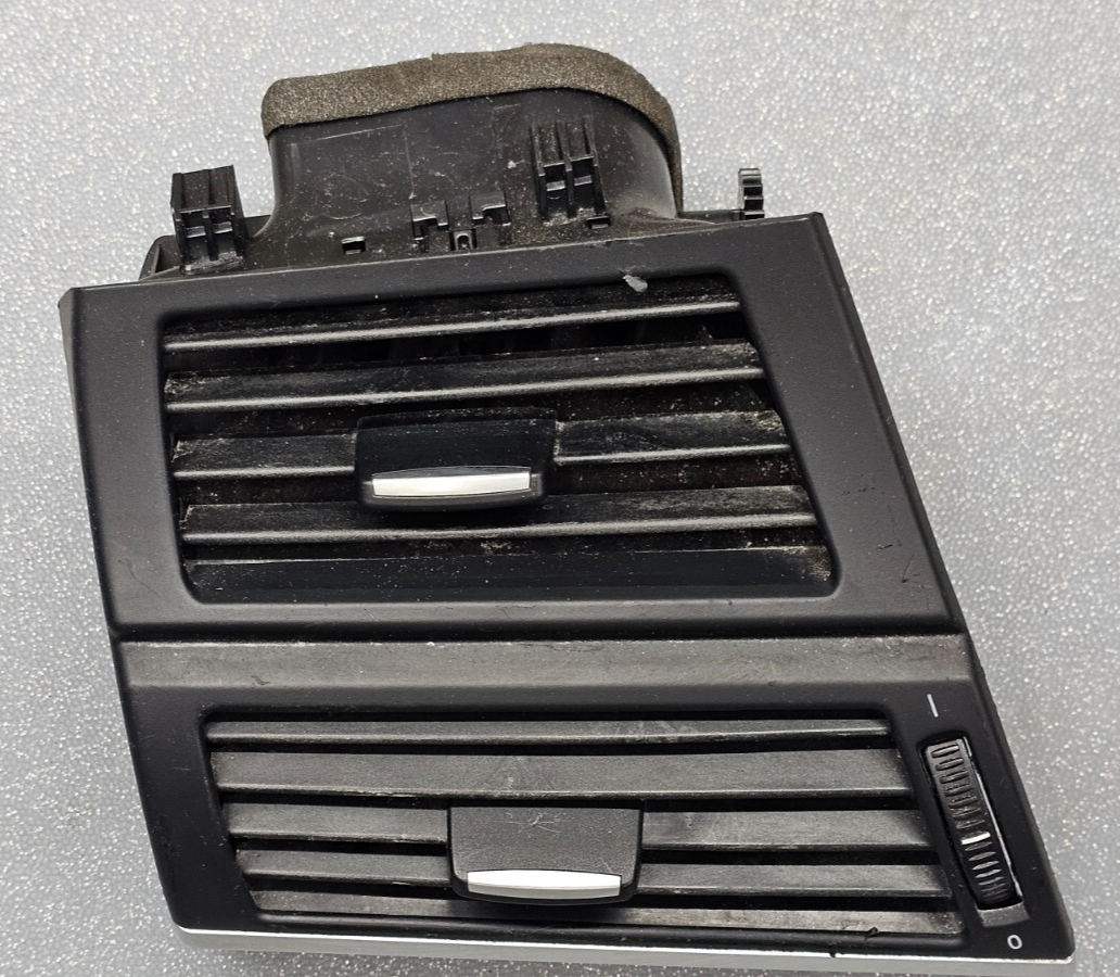 🔥07-13 BMW E70 X5 DASH LEFT DRIVER MASTER AC A/C AIR VENT HEATER PANEL BLACK