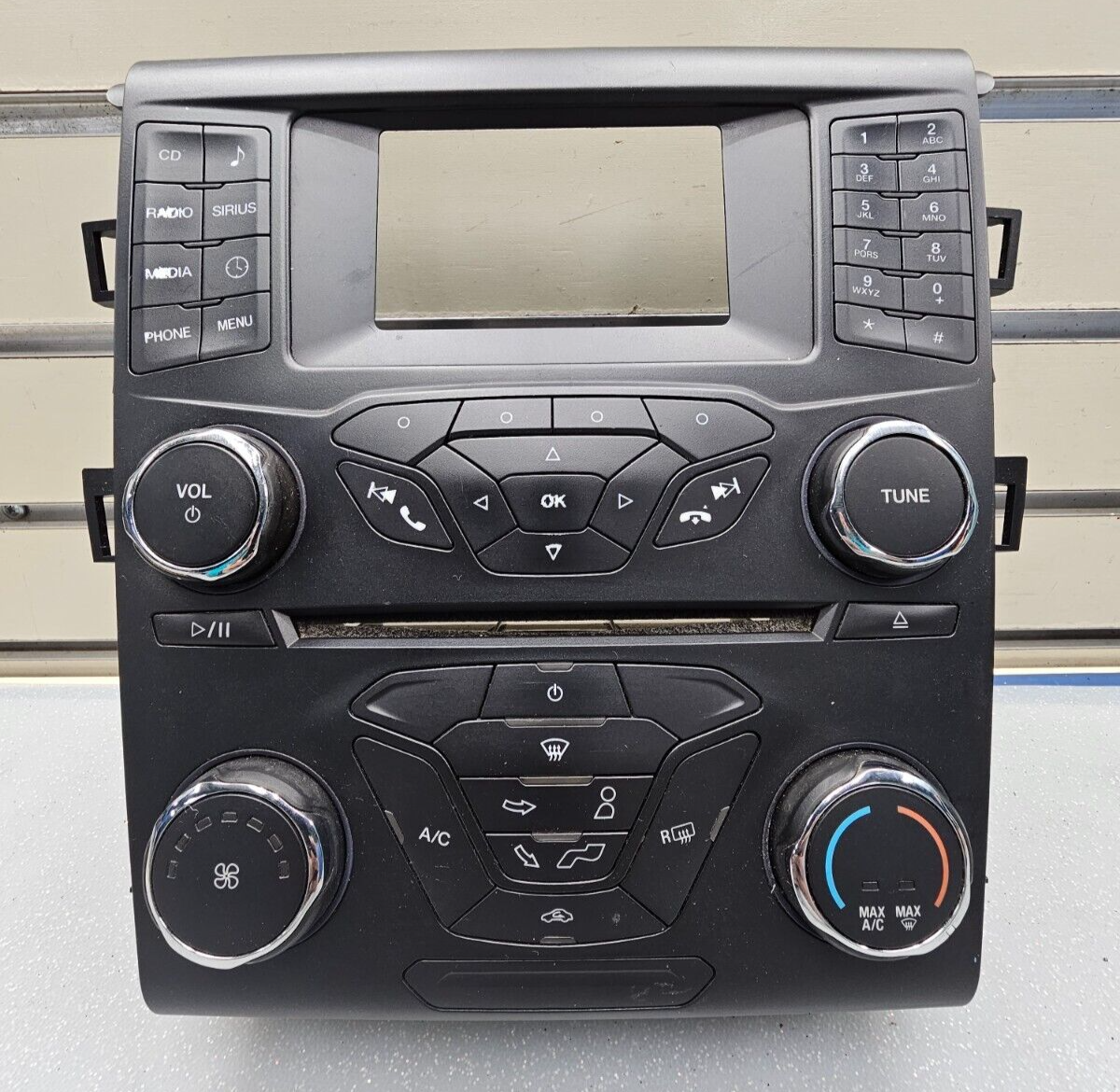 🔥2013-2016 FORD FUSION RADIO/HEATER AC CLIMATE CONTROL SWITCH PANEL BEZEL BLACK
