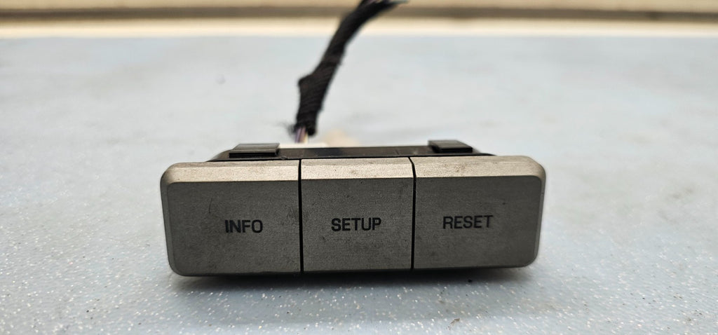 🔥07-10 LINCOLN MKZ MKX DASH INFO SETUP RESET CONTROL SWITCH ASSEMBLY SILVER OEM