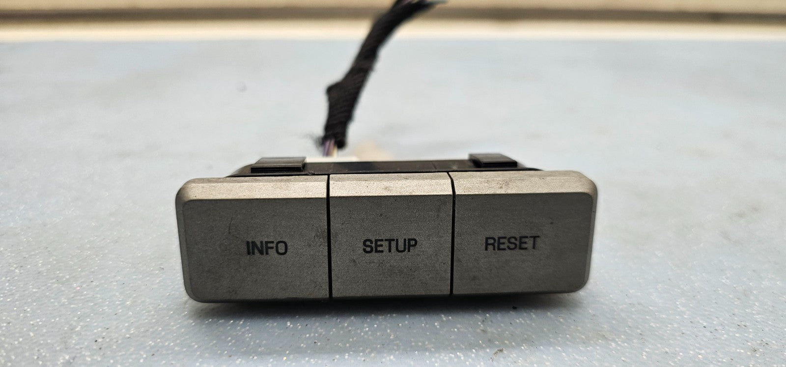 🔥07-10 LINCOLN MKZ MKX DASH INFO SETUP RESET CONTROL SWITCH ASSEMBLY SILVER OEM