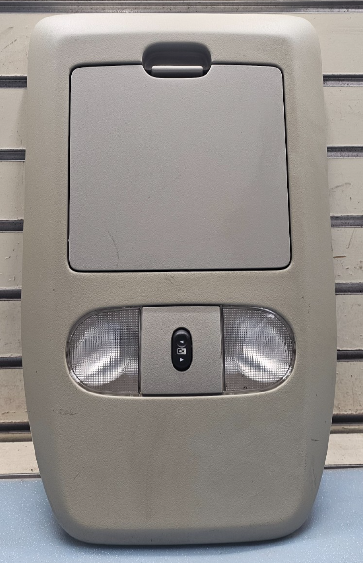 🔥04-08 Ford F-150 F150 Overhead Console DOME Light Lamp Roof🔴Storage GRAY 09