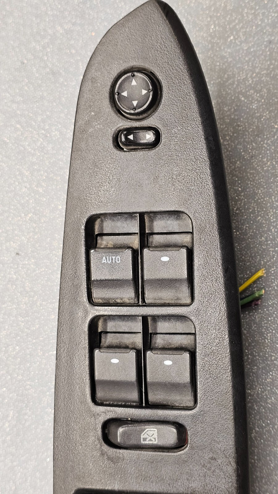 🔥09-16 CHEVY IMPALA LEFT DRIVER MASTER POWER DOOR WINDOW SWITCH BEZEL BLACK