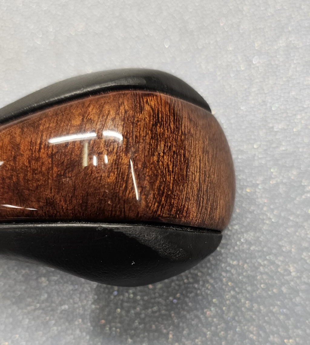 04-07 CADILLAC CTS SRX STS WOOD FRONT AUTOMATIC GEAR SHIFTER KNOB HANDLE LEATHER