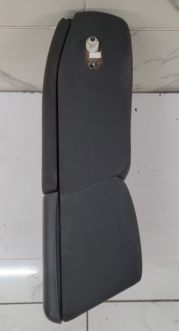 04-08 Ford F-150 Jump Seat Center Console Armrest Cup Holder Cloth Dark Gray JS1