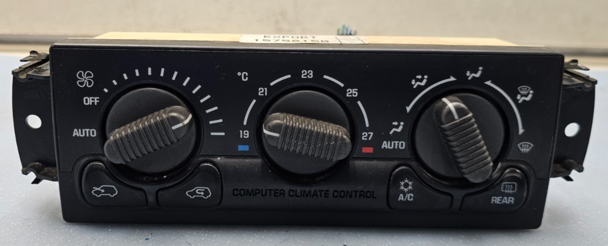 🔥99-02 Silverado Sierra Dash A/C HVAC Heater Climate Control Temperature Black