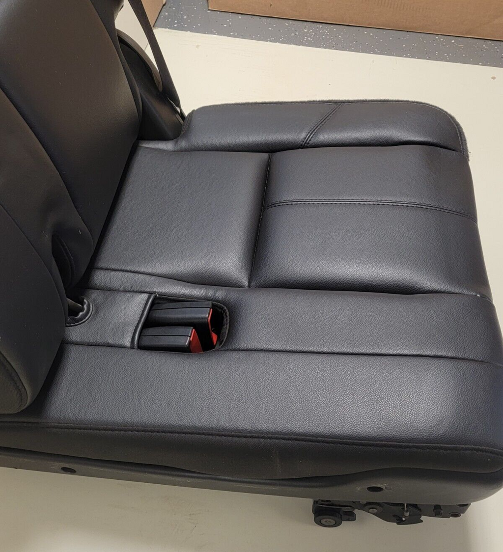 🔥2007-2014 Escalade Suburban Tahoe Yukon Third 3rd Row Seat BLACK Leather Left
