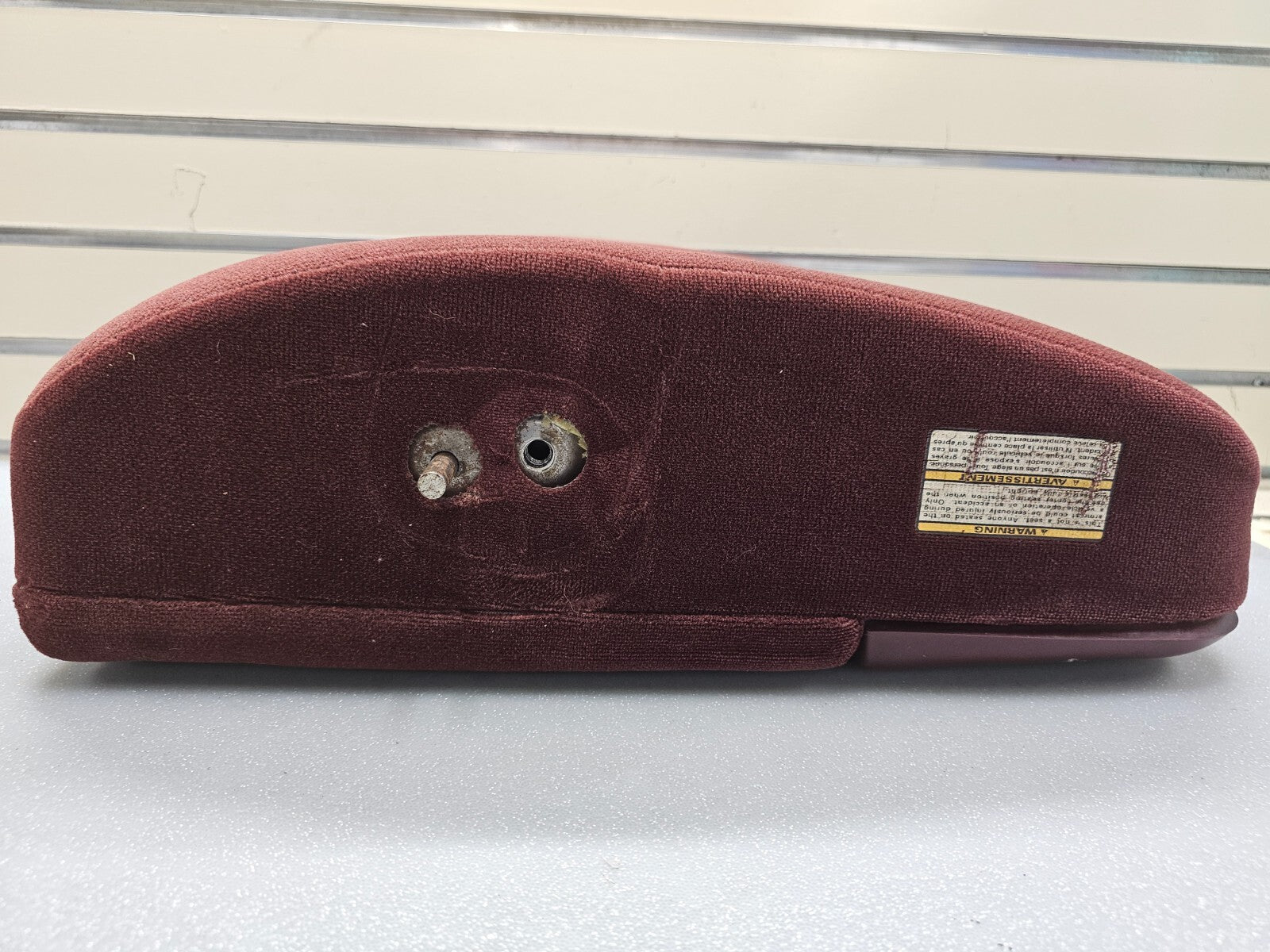 97-03 Ford F150 Center Console JUMPSEAT Armrest Cloth/Leather cup holder Red JS6