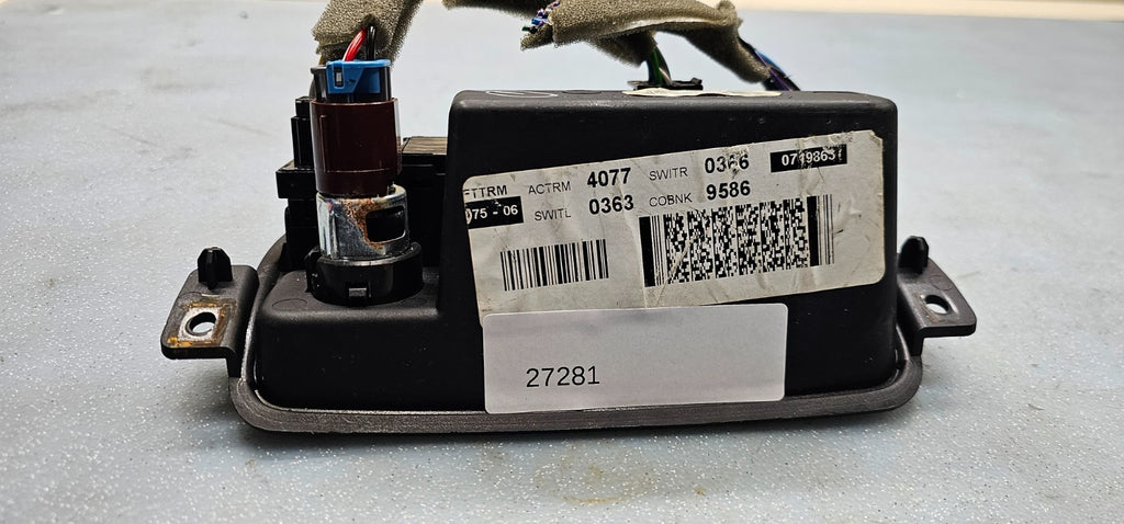 🔥2008-2012 Buick Enclave Dash Console Heat Traction Switch Assembly OEM BLACK