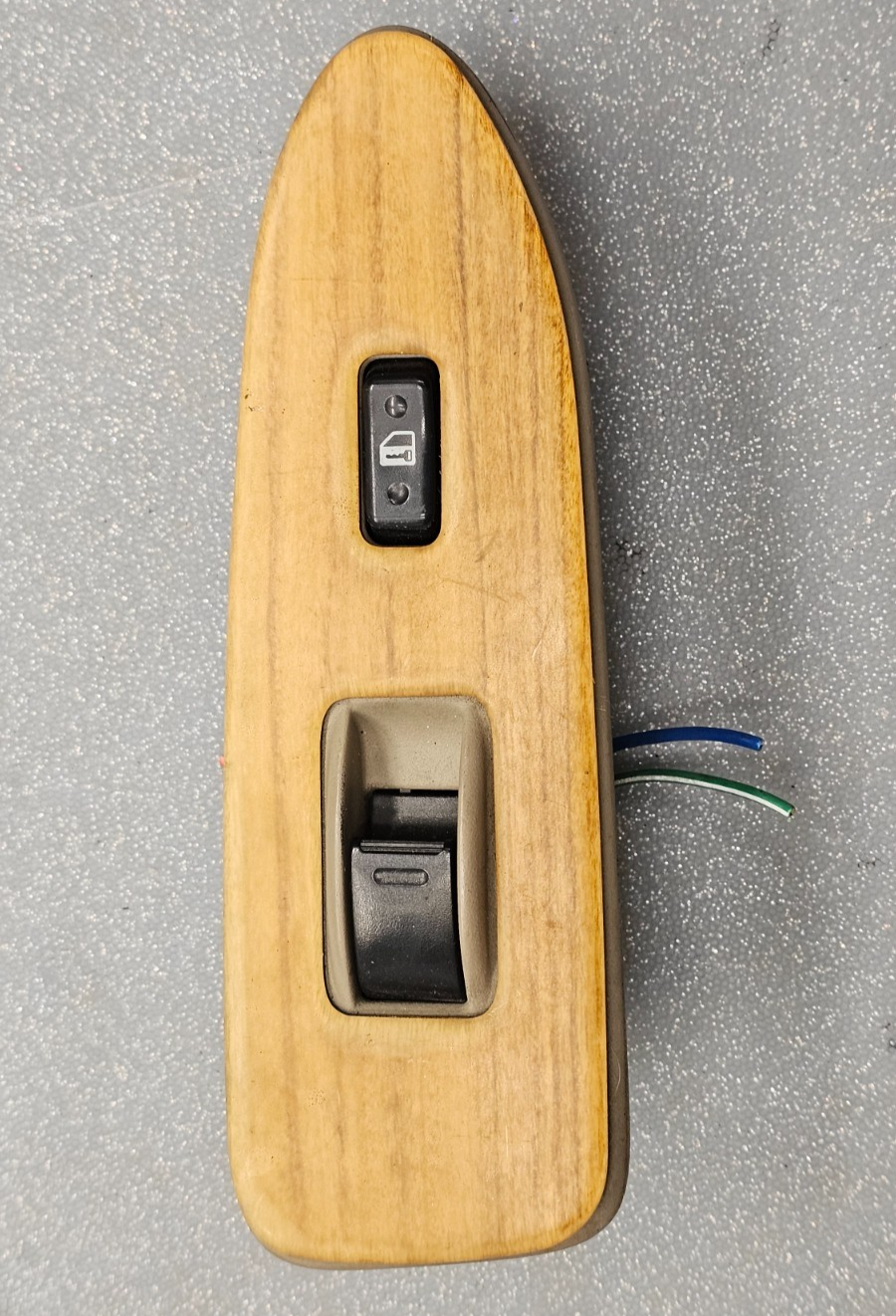 🔥98-05 Solara Sienna Tundra Front Right Passenger Door Power Window Switch Wood