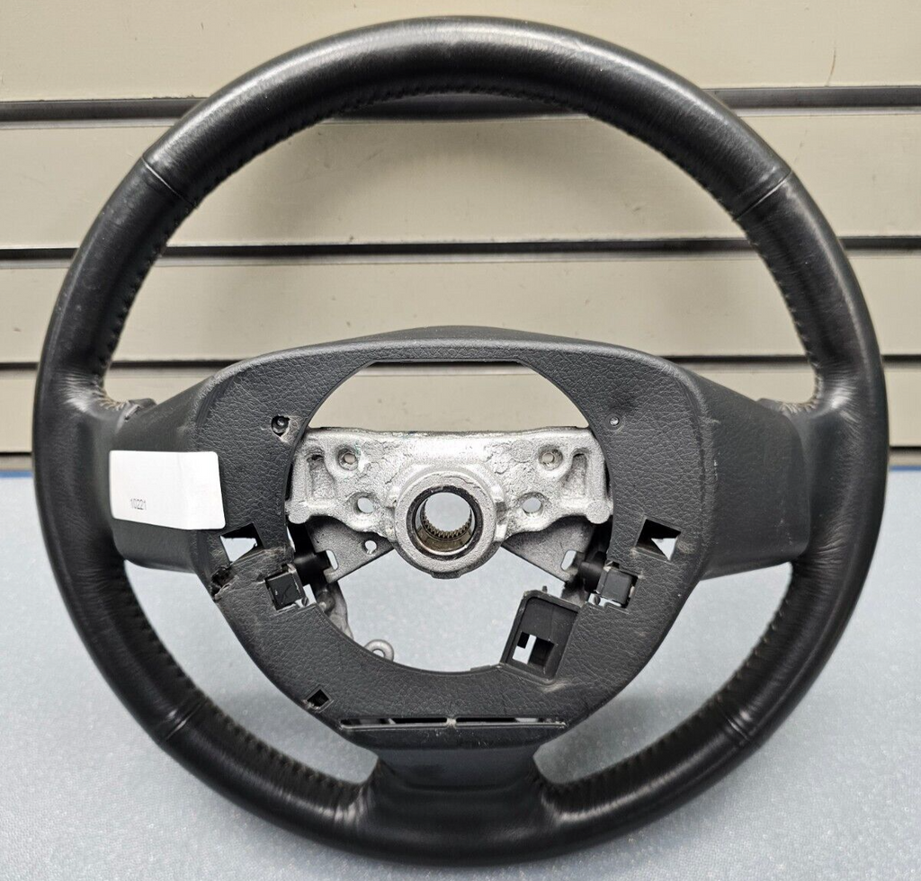 🔥06-12 TOYOTA RAV4 LEFT DRIVER STEERING COLUMN WHEEL COVER LEATHER BLACK OEM