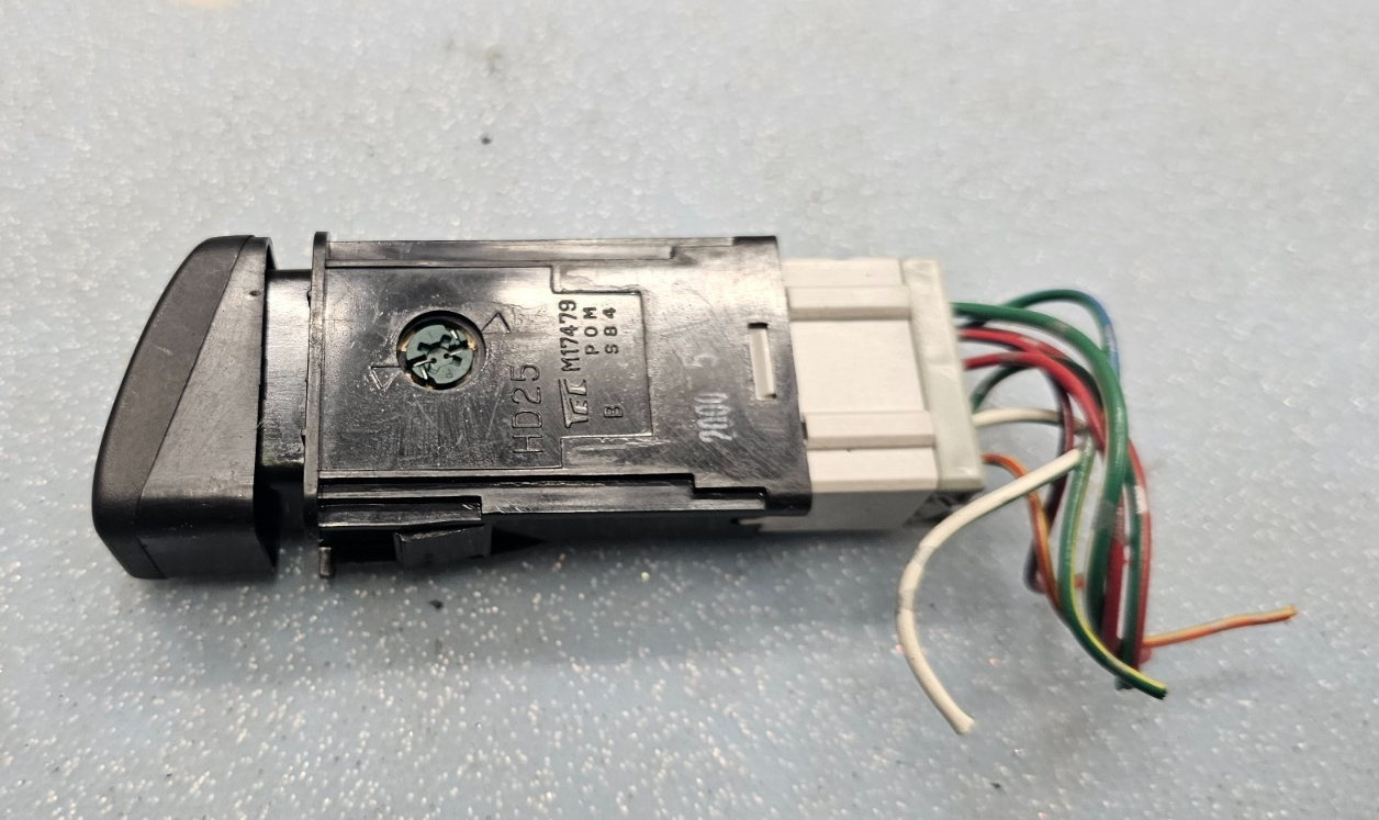 🔥98-02 Honda Accord Emergency Hazard Warning Flasher Switch Black