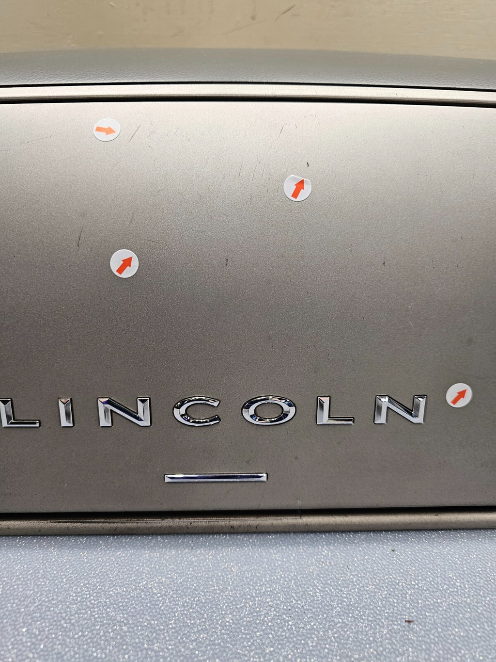 🔥03-05 Lincoln Aviator Radio Navigation Door Dash Trim Bezel Silver Granite B79