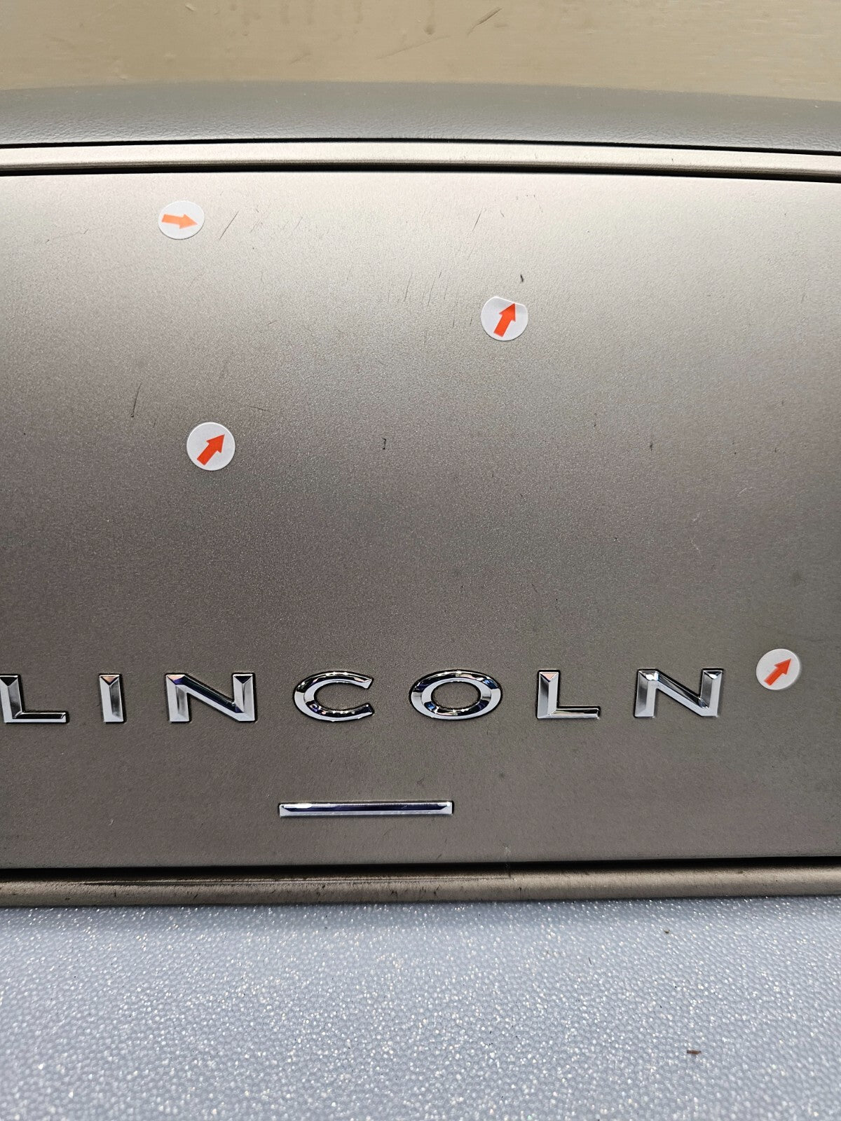 🔥03-05 Lincoln Aviator Radio Navigation Door Dash Trim Bezel Silver Granite B79