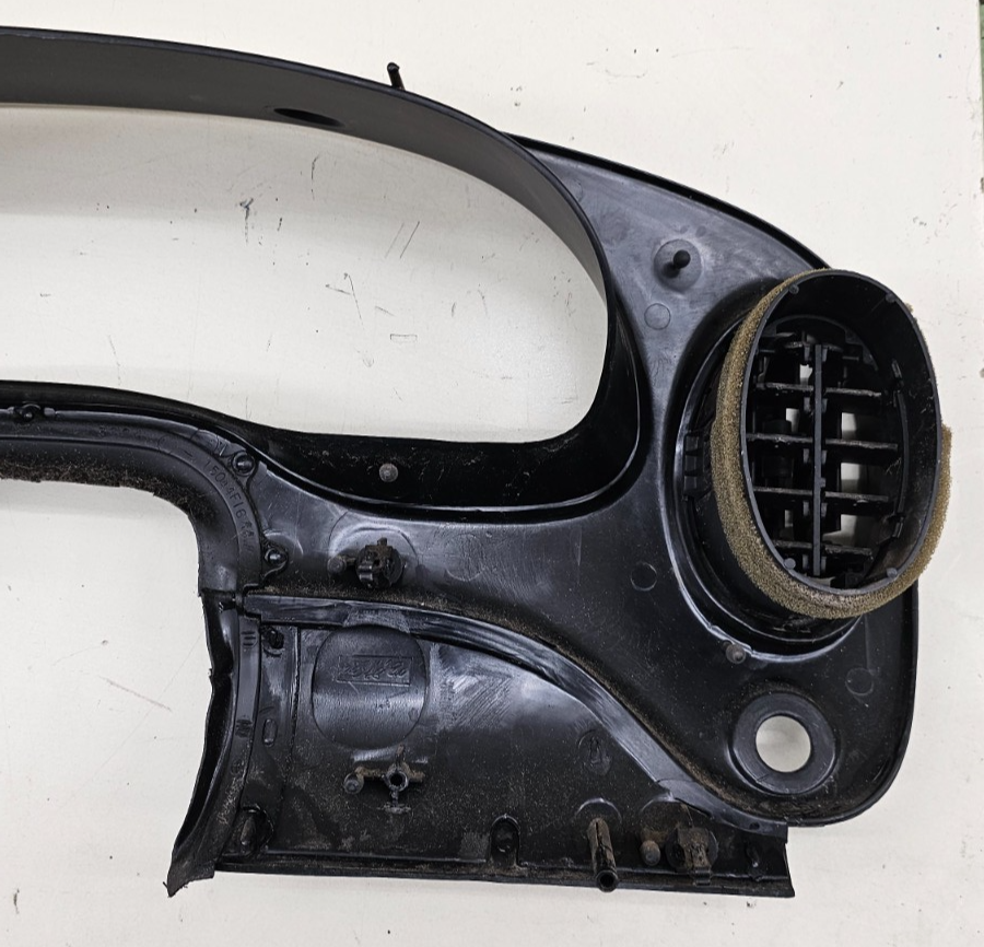 🔥97-03 Ford E-150 Econoline Dash Instrument Cluster Bezel Climate Radio Black