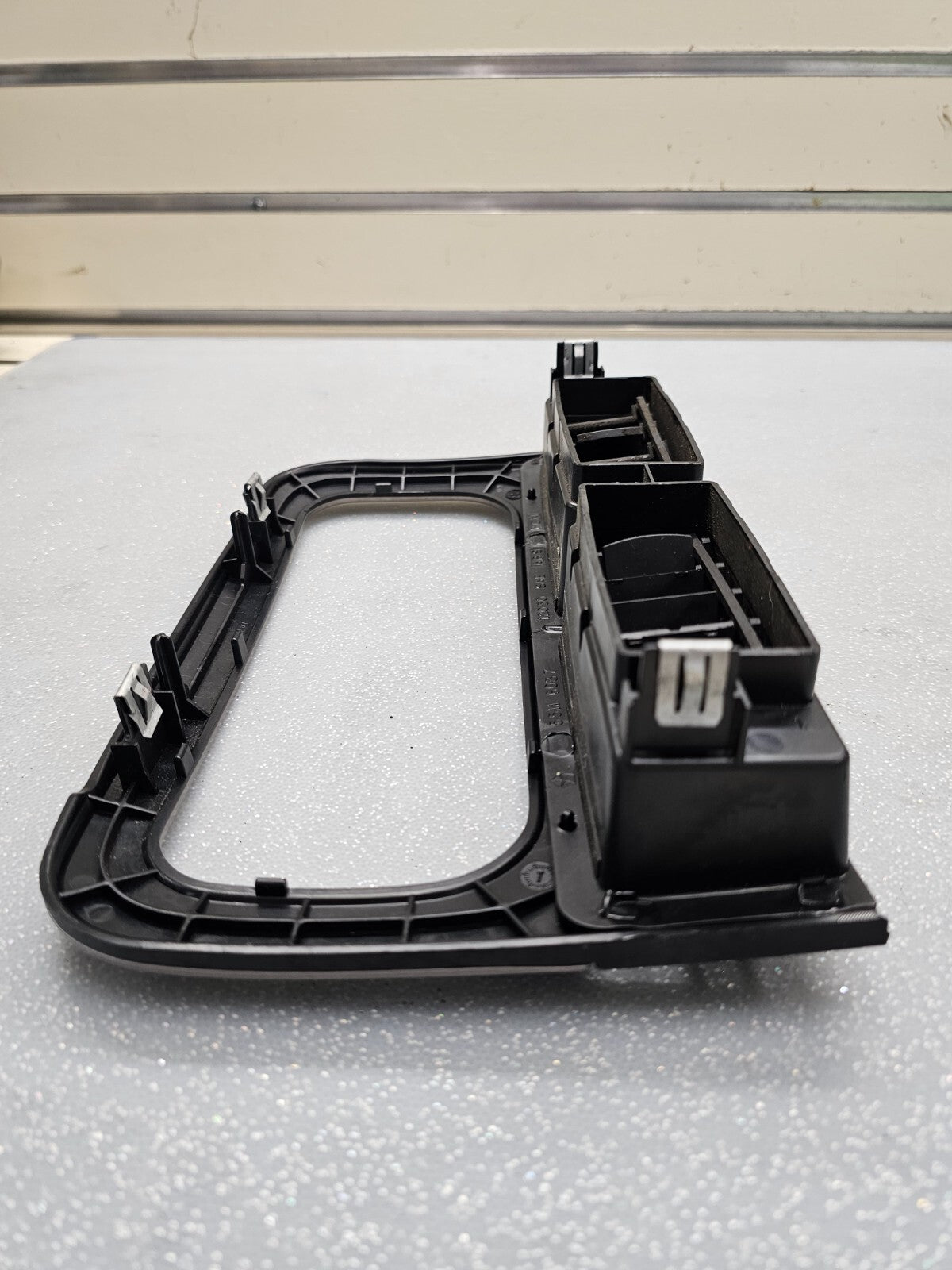 🔥99-04 Jeep Grand Cherokee Center Dash RADIO Bezel A/C Air Vent Trim SILVER