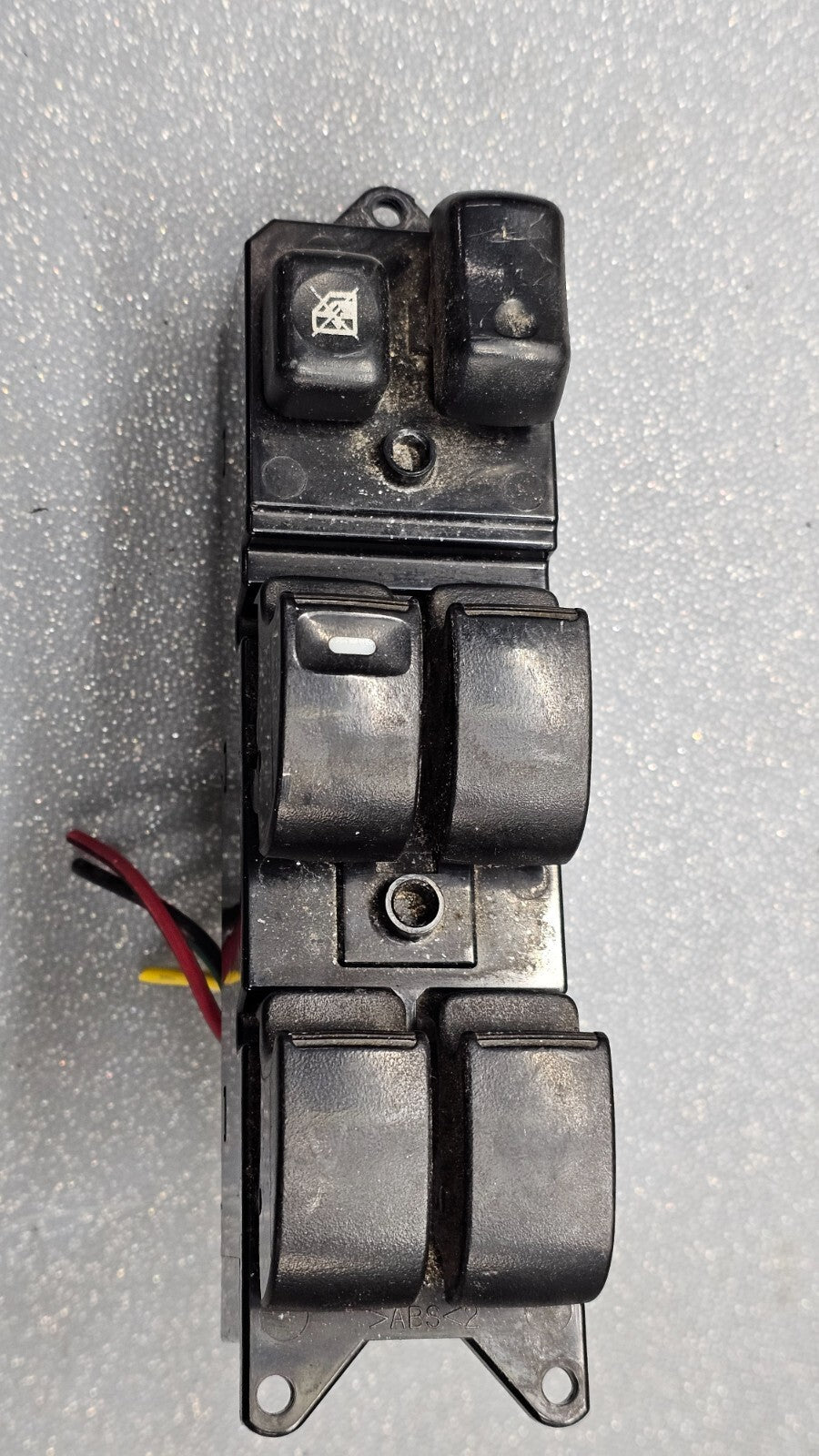 🔥02-12 Lancer Galant Left Driver Door Master Power Window Switch Lock Black
