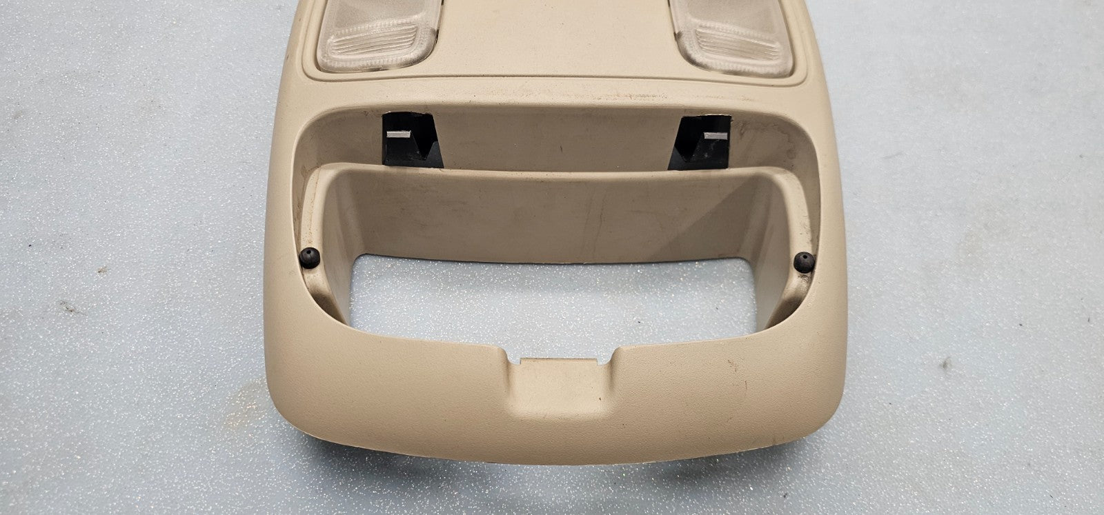 🔥02-05 Dodge RAM Overhead Console DOME Light Roof Storage Compartment TAN
