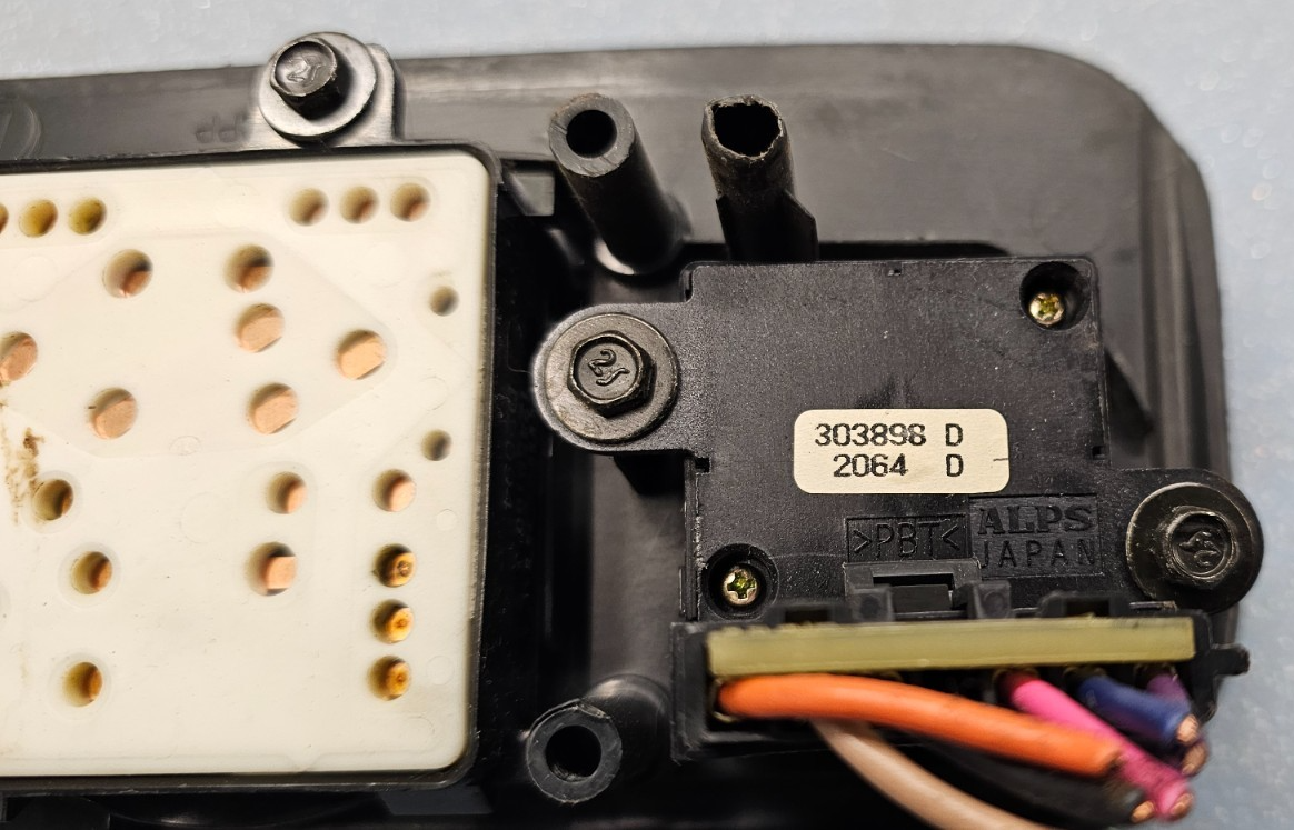 🔥00-02 CHEVY SUBURBAN TAHOE SILVERADO 8 WAY DRIVER SEAT SWITCH BLACK OEM