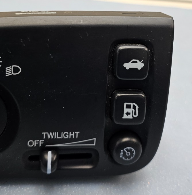 🔥00-05 Cadillac Deville Headlight Dimmer Switch Trunk Gas Door Assembly BLACK