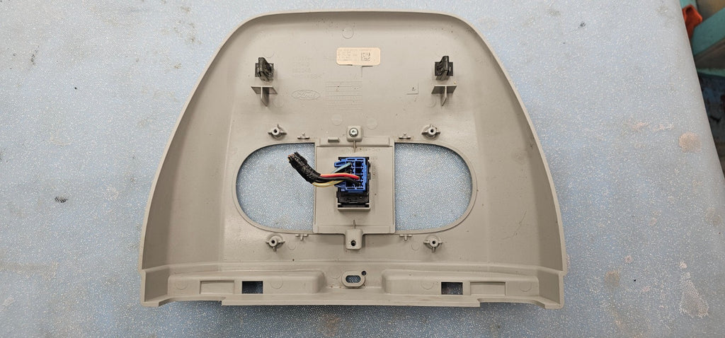 🔥04-08 Ford F150 Overhead Console Center Dome Map Light Storage Roof Rail Tan