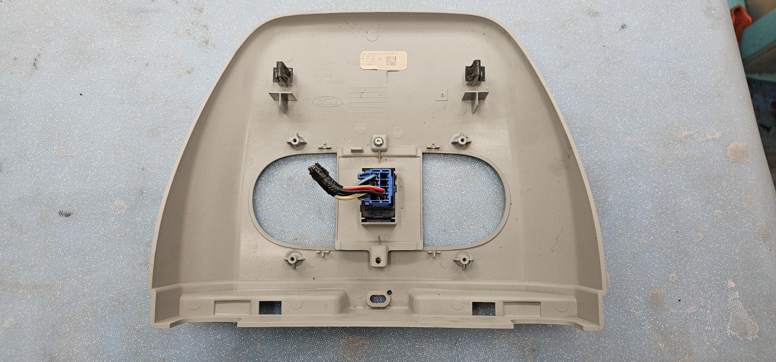🔥04-08 Ford F150 Overhead Console Center Dome Map Light Storage Roof Rail Tan