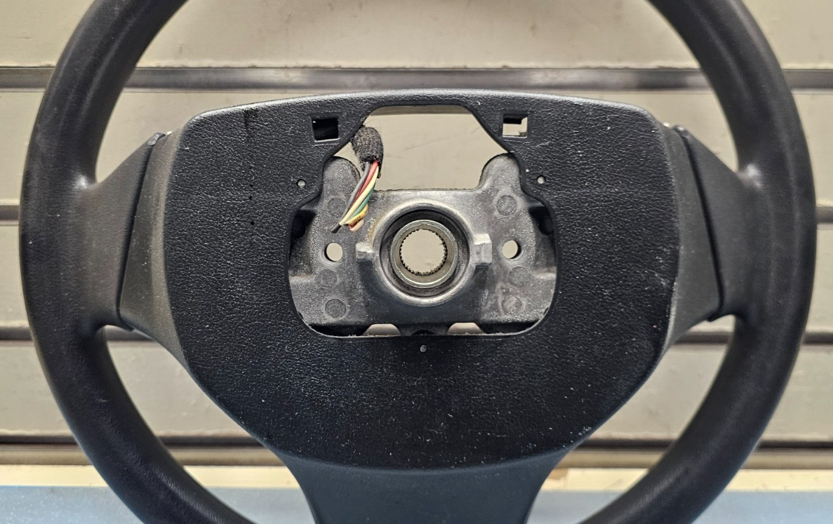 🔥07-09 Elantra Left Driver Steering Column Wheel Cruise Control Leather Black