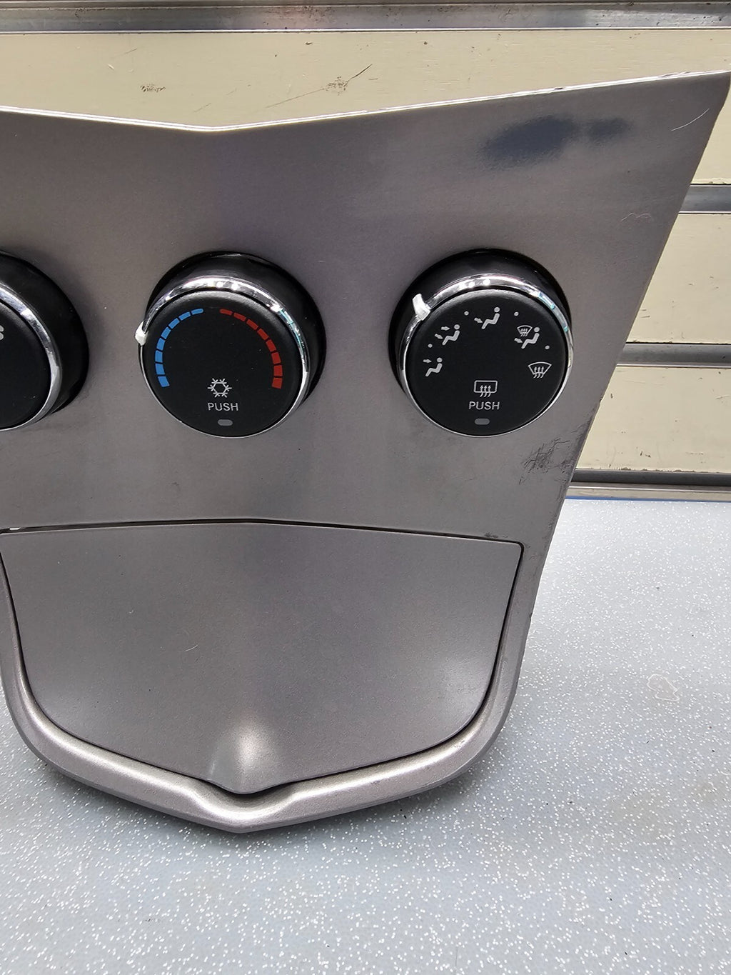 🔥07-10 Sebring Dash Heater Temperature Climate Control Conditioner Bezel Silver