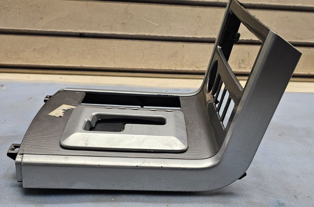 🔥05-12 NISSAN PATHFINDER CENTER CONSOLE SHIFTER SHIFT STORAGE BEZEL TRIM SILVER