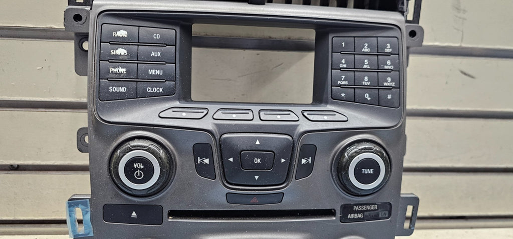 🔥11-14 EDGE RADIO STEREO AUDIO CLIMATE HEATER BEZEL INSTRUMENT PANEL SILVER