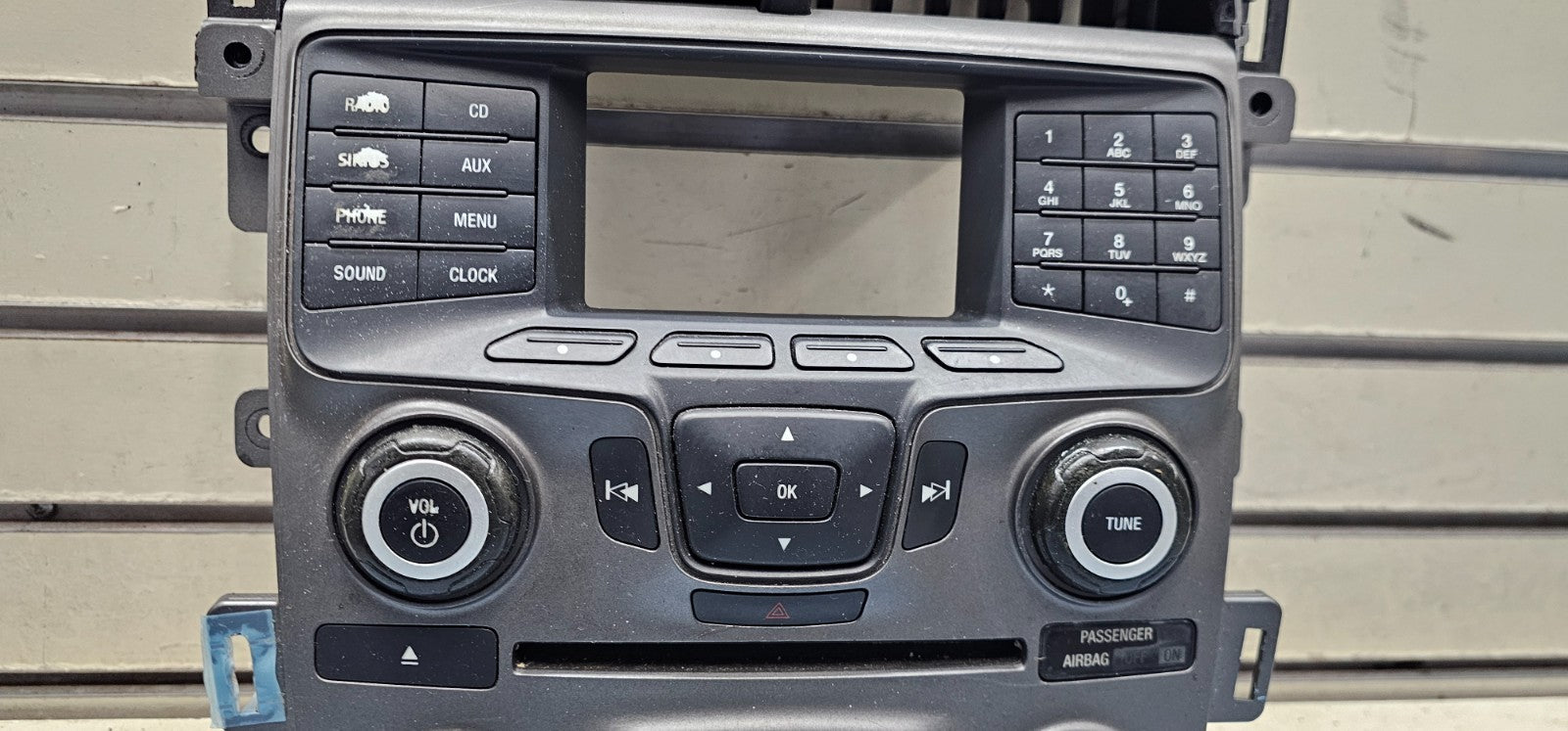 🔥11-14 EDGE RADIO STEREO AUDIO CLIMATE HEATER BEZEL INSTRUMENT PANEL SILVER