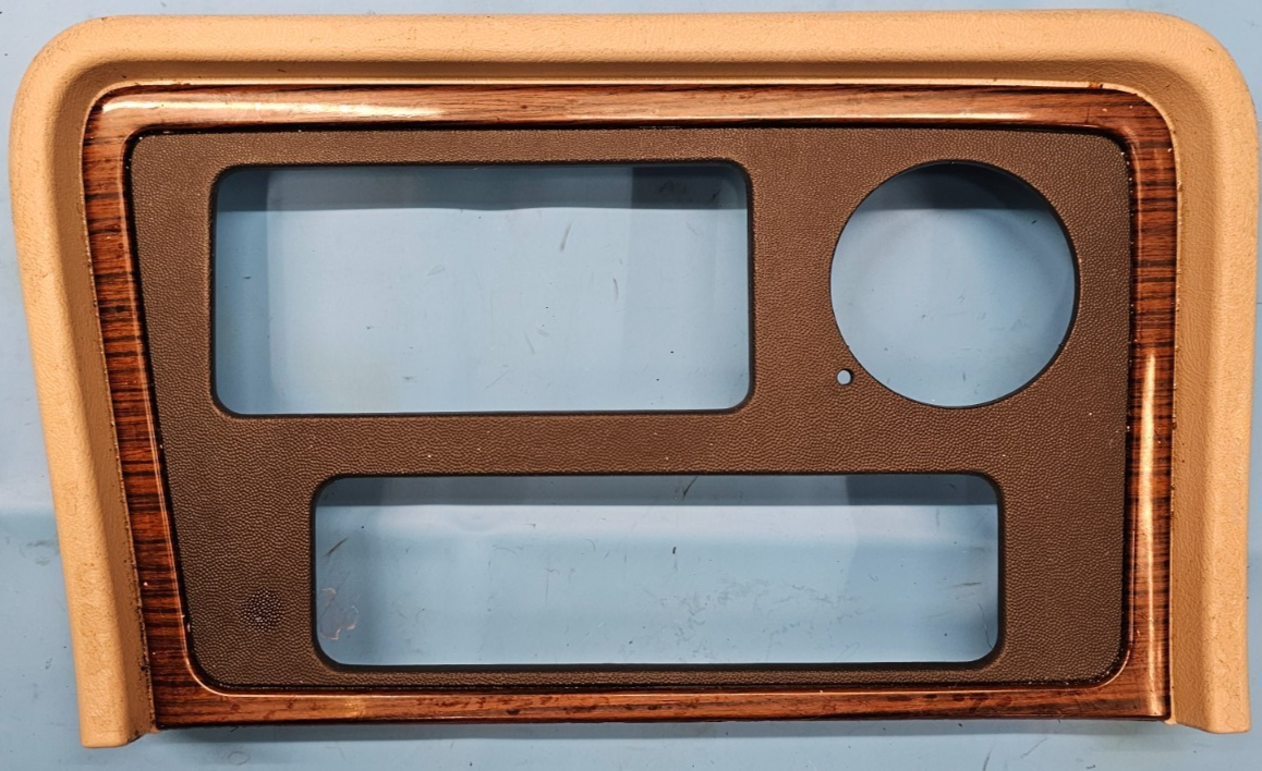 🔥03-06 Escalade Dash AM FM Radio Bezel Trim Instrument Panel Assembly woodgrain